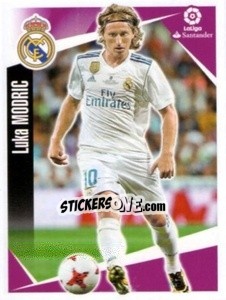 Sticker Luka Modric - Liga 2017-2018. South America n. 106 - Panini
