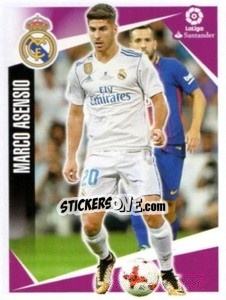 Sticker Marco Asensio - Liga 2017-2018. South America n. 108 - Panini