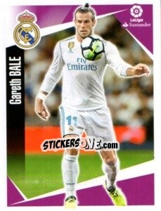 Cromo Gareth Bale - Liga 2017-2018. South America - Panini