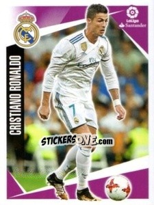 Sticker Cristiano Ronaldo - Liga 2017-2018. South America - Panini