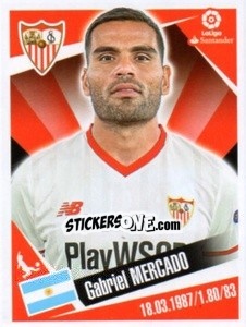 Sticker Gabriel Mercado