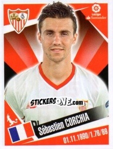Sticker Sebastien Corchia - Liga 2017-2018. South America - Panini