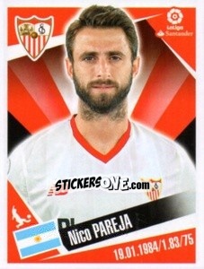 Sticker Nico Pareja - Liga 2017-2018. South America n. 116 - Panini