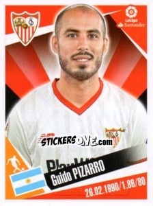 Sticker Guido Pizarro - Liga 2017-2018. South America n. 120 - Panini