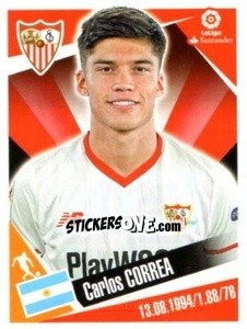 Sticker Carlos Correa - Liga 2017-2018. South America n. 125 - Panini