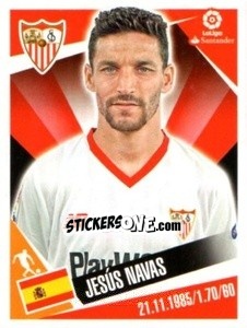 Sticker Jesus Navas - Liga 2017-2018. South America n. 126 - Panini