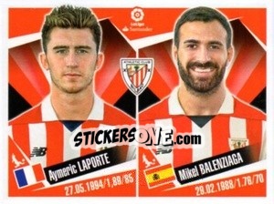 Sticker Aymeric Laporte / Mikel Balenziaga