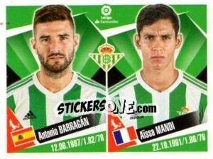 Sticker Antonio Barragan / Aissa Mandi