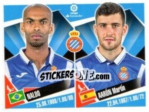 Sticker Naldo / Aaron Martin - Liga 2017-2018. South America - Panini