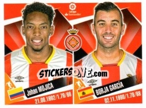 Cromo Johan Mojica / Borja Garcia - Liga 2017-2018. South America n. 182 - Panini