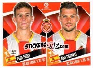 Sticker Pere Pons / Alex Granell - Liga 2017-2018. South America - Panini