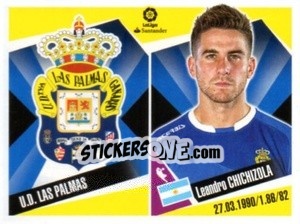 Sticker Escudo / Leandro Chichizola - Liga 2017-2018. South America - Panini