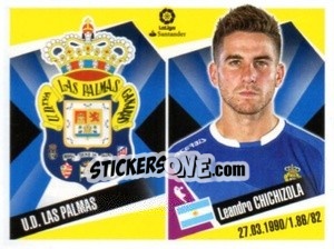 Sticker Escudo / Leandro Chichizola - Liga 2017-2018. South America n. 185 - Panini