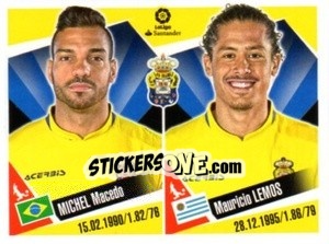 Cromo Michel Macedo / Mauricio Lemos - Liga 2017-2018. South America - Panini