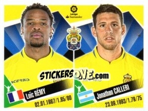 Sticker Loic Remy / Jonathan Calleri - Liga 2017-2018. South America n. 190 - Panini
