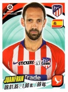 Sticker Juanfran - Liga 2018-2019. South America - Panini