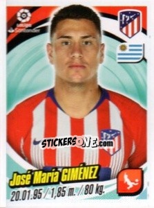 Sticker José María Giménez - Liga 2018-2019. South America n. 5 - Panini