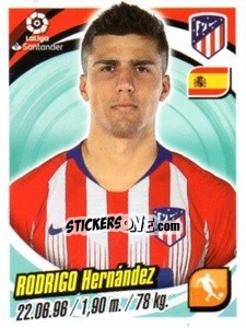 Sticker Rodrigo Hernández - Liga 2018-2019. South America - Panini