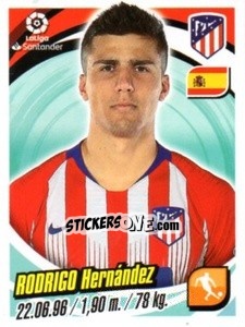 Cromo Rodrigo Hernández - Liga 2018-2019. South America - Panini