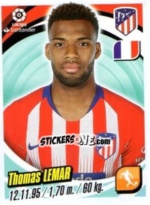 Sticker Thomas Lemar - Liga 2018-2019. South America n. 13 - Panini
