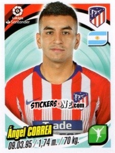 Cromo Ángel Correa - Liga 2018-2019. South America - Panini