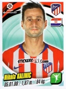 Cromo Nikola Kalinic - Liga 2018-2019. South America - Panini