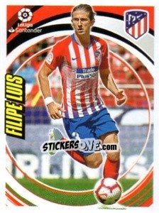 Sticker Filipe Luis - Liga 2018-2019. South America - Panini