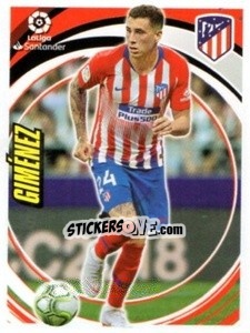 Sticker Giménez - Liga 2018-2019. South America - Panini