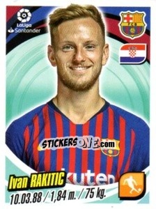 Cromo Ivan Rakitic - Liga 2018-2019. South America - Panini