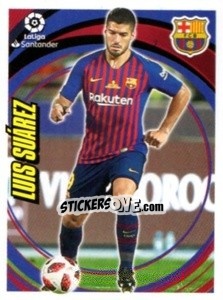 Sticker Luis Suárez - Liga 2018-2019. South America - Panini