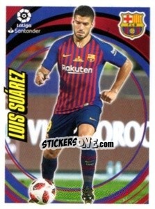 Cromo Luis Suárez - Liga 2018-2019. South America - Panini