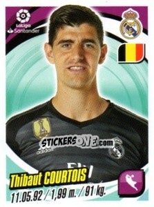 Sticker Thibaut Courtois - Liga 2018-2019. South America n. 76 - Panini