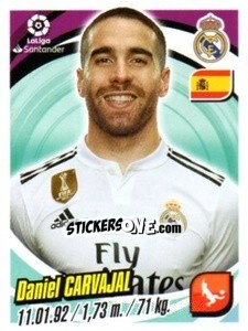 Sticker Daniel Carvajal - Liga 2018-2019. South America - Panini