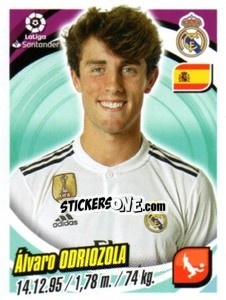 Sticker Álvaro Odriozola - Liga 2018-2019. South America - Panini