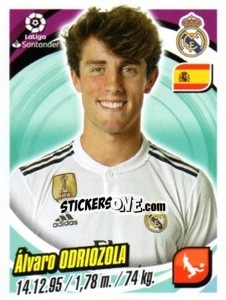 Sticker Álvaro Odriozola - Liga 2018-2019. South America n. 78 - Panini