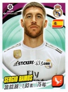 Sticker Sergio Ramos - Liga 2018-2019. South America - Panini