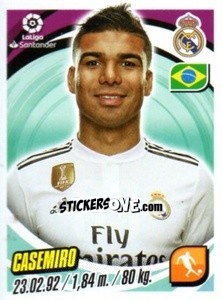 Sticker Casemiro - Liga 2018-2019. South America n. 83 - Panini