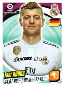 Sticker Toni Kroos - Liga 2018-2019. South America n. 84 - Panini