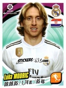 Sticker Luka Modric - Liga 2018-2019. South America - Panini