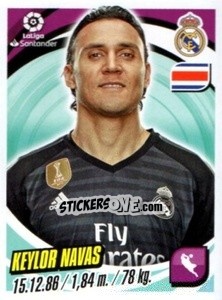 Sticker Keylor Navas - Liga 2018-2019. South America n. 93 - Panini