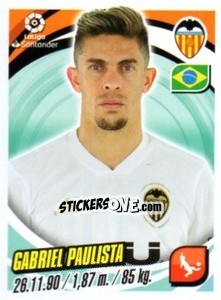 Sticker Gabriel Paulista - Liga 2018-2019. South America - Panini