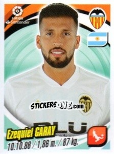Sticker Ezequiel Garay - Liga 2018-2019. South America n. 116 - Panini
