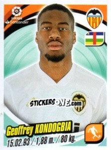 Sticker Geoffrey Kondogbia - Liga 2018-2019. South America n. 120 - Panini