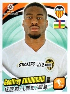 Figurina Geoffrey Kondogbia - Liga 2018-2019. South America - Panini