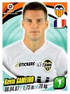 Sticker Kevin Gameiro - Liga 2018-2019. South America n. 126 - Panini