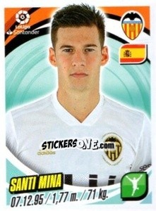 Sticker Santi Mina - Liga 2018-2019. South America n. 128 - Panini