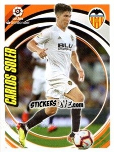Sticker Carlos Soler - Liga 2018-2019. South America n. 143 - Panini