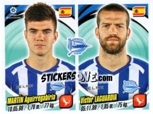 Sticker Martín Aguirregabiria / Víctor Laguardia - Liga 2018-2019. South America - Panini