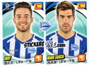 Sticker Jony / Manu García - Liga 2018-2019. South America n. 152 - Panini