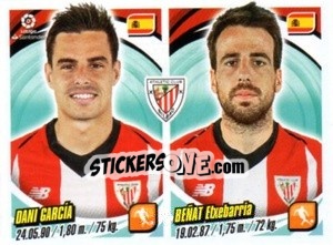 Sticker Dani García / Beñat Etxebarria - Liga 2018-2019. South America n. 158 - Panini